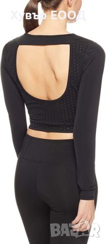 PUMA Luxe Crop - Дамска тренировъчна блуза/ топ, размер L, снимка 2 - Блузи с дълъг ръкав и пуловери - 42342363