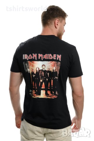 Нова мъжка тениска с дигитален печат на музикалната група IRON MAIDEN, Викинг С ГРЪБ, снимка 3 - Тениски - 40415691