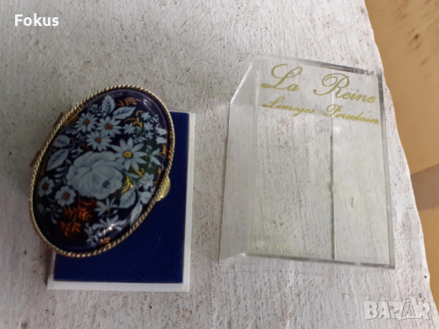 Малка порцеланова кутийка Limoges, снимка 2 - Антикварни и старинни предмети - 53377301