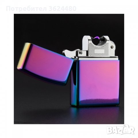 Луксозна ветроупорна електрическа запалка с волтова дъга и USB зареждане, снимка 6 - Други стоки за дома - 40075722