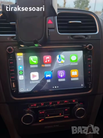 Мултимедия 8 инч VW Golf 5 6 Touran Passat Tiguan CarPlay Android Auto, снимка 8 - Аксесоари и консумативи - 52418428