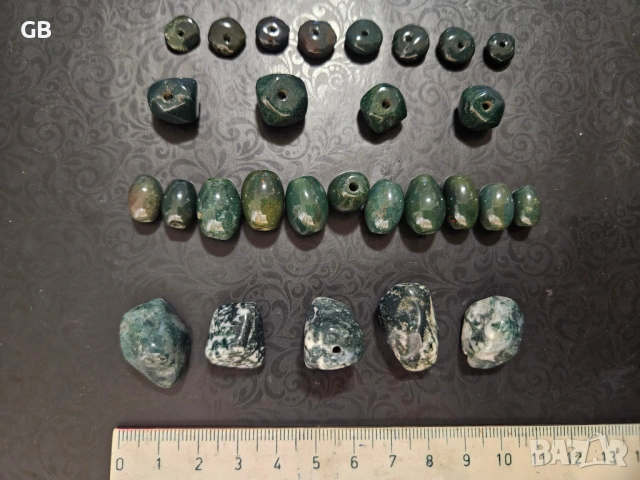 Полускъпоценни камъни, снимка 4 - Бижутерийни комплекти - 53219044