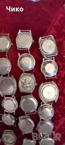 30бр Стари руски мъжки ръчни часовници , снимка 12 - Антикварни и старинни предмети - 53735147