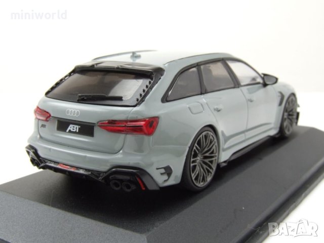 Audi Abt RS6-R Avant Kombi 2022 - мащаб 1:43 на Solido моделът е нов в PVC дисплей-кейс, снимка 10 - Колекции - 42727119