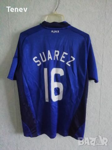 Ajax Suarez 2008 2009 Away Adidas оригинална тениска фланелка Аякс Луис Суарез екип 