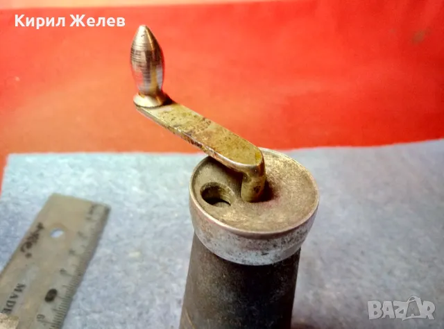 СТАРА РЕТРО АЛУМИНИЕВА РЪЧНА МЕЛНИЧНА За ЧЕРЕН ПИПЕР и ДРУГИ ПОДПРАВКИ 48332, снимка 4 - Антикварни и старинни предмети - 47607562