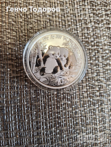 Сребърна монета 30гр. Панда 2026г