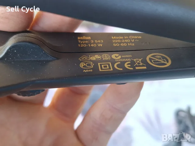 ✅ПРЕСА ЗА КОСА BRAUN❗, снимка 4 - Преси за коса - 55748840