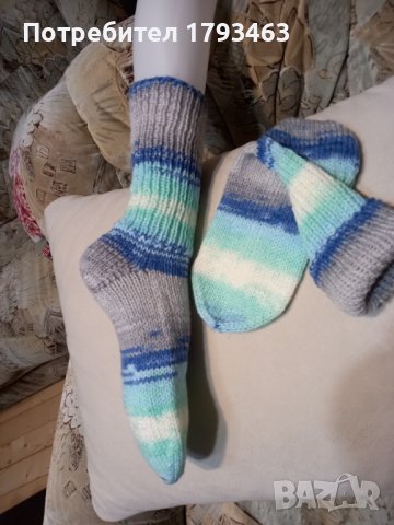 Ръчно плетени чорапи размер 39