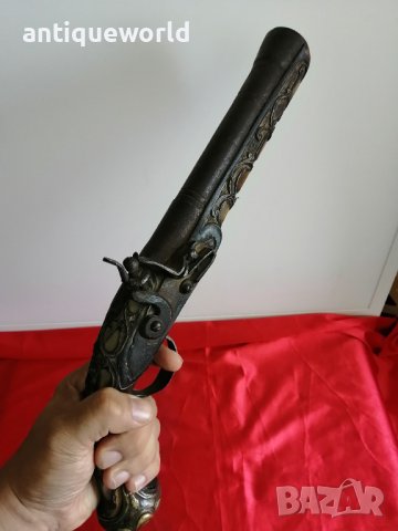 Стар ТРОМБЛОН , Кремаклия , Кремъчен Пищов , Пистолет, снимка 11 - Антикварни и старинни предмети - 42195235