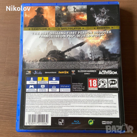 Call of Duty WWII PS4 COD (Съвместима с PS5), снимка 5 - Игри за PlayStation - 40489225