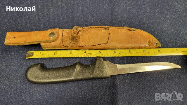 Стар скандинавски нож Швеция 15, снимка 2 - Антикварни и старинни предмети - 50539865