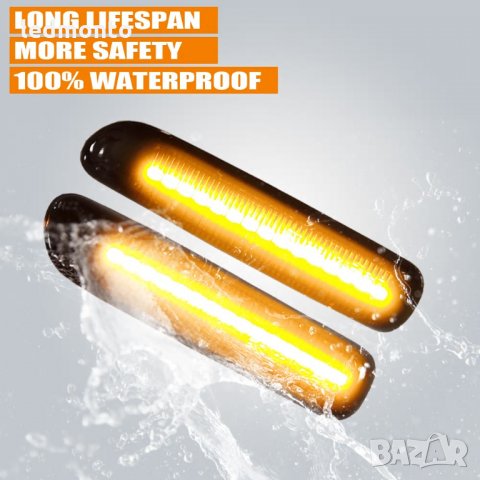 Бягащи лед мигачи, лед мигачи бягащ мигач  БМВ Е36 BMW E46, снимка 4 - Части - 34491301