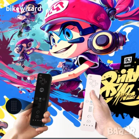 LeonDesigns Wii контролер, пакет от 2 броя със силиконов калъф и каишка за китка НОВИ, снимка 2 - Други игри и конзоли - 53639336