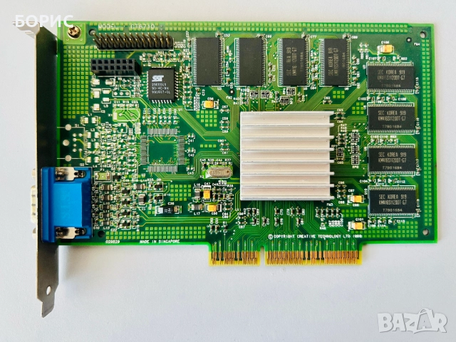 Ретро видеокарта ASUS V3400TNT, снимка 3 - Видеокарти - 52056058