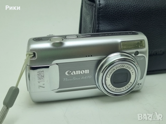 Canon PowerShot A470 Digital Camera 7.1MP 3.4x Optical Zoom, снимка 3 - Фотоапарати - 52941556