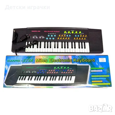 Детска йоника с микрофон, синтезатор, пиано , снимка 4 - Музикални играчки - 48971594