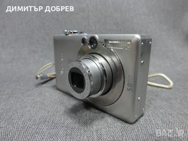 ЦИФРОВ ФОТОАПАРАТ CANON DIGITAL IXUS 50 5.0MP CCD DIGITAL CAMERA Y2K DIGICAM, снимка 3 - Фотоапарати - 55722648