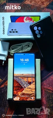 SAMSUNG GALAXY A52-Перфектно състояние.Пълен комплект , снимка 8 - Samsung - 55929279