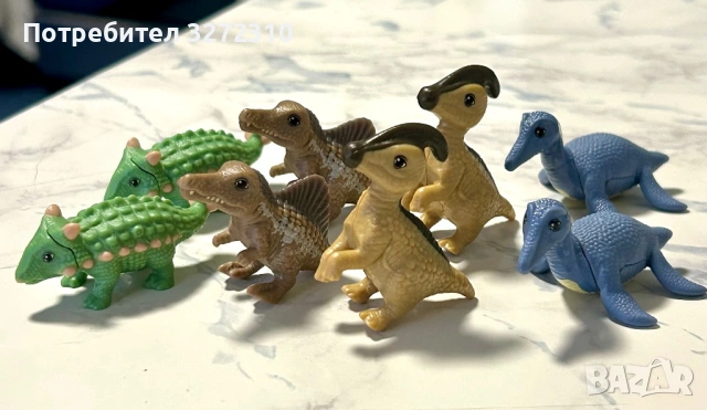 Играчки от яйца Kinder серия динозаври