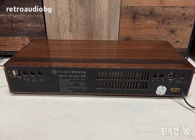 💥Винтидж аудио транзисторен ресивър TELEFUNKEN OPUS STUDIO 201 - 1970 г. 💥, снимка 7 - Ресийвъри, усилватели, смесителни пултове - 49691282