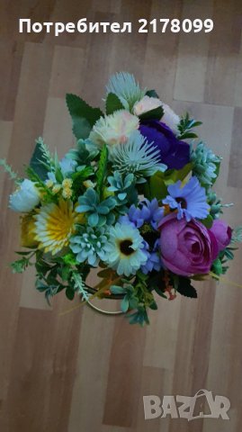 Букетчета от изкуствени цветя , снимка 2 - Изкуствени цветя - 42030816
