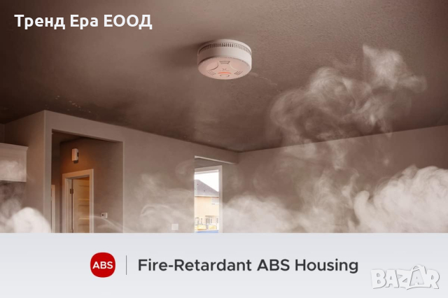 Детектор за дим с 10 годишна батерия, снимка 3 - Други - 44525006