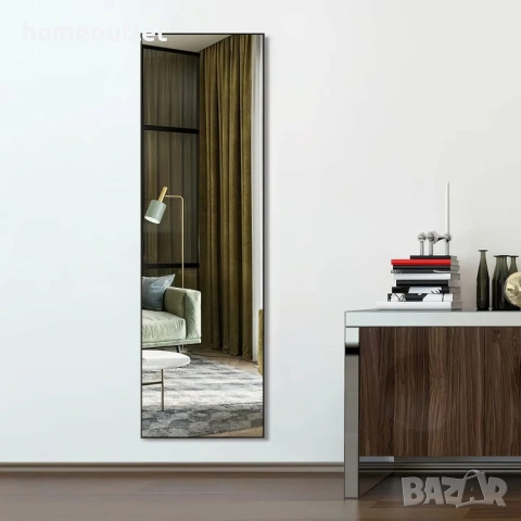 ПРОМОЦИЯ Висококачествено огледало 2 в 1 с черна метална рамка MIRROR AA01016AAF001N-3, снимка 2 - Огледала - 53720950