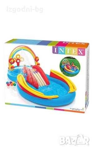 Надуваем басейн Intex 297 x 193 x 135см, снимка 3 - Водни спортове - 40609528