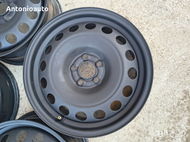 5х100 - 16 цола оригинални метални джанти 5x100 от volkswagen 5 x 100, снимка 5 - Гуми и джанти - 51584761