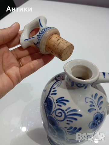 Порцеланова стара бутилка с печат, снимка 12 - Други - 52527245