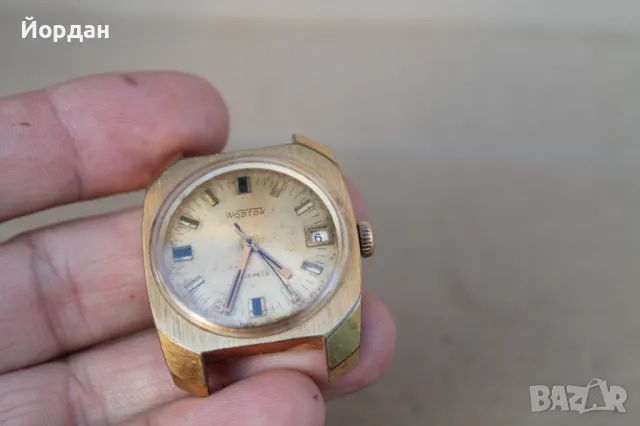 СССР ръчен позлатен часовник ''Восток'' /18 камъка/, снимка 2 - Мъжки - 47812690