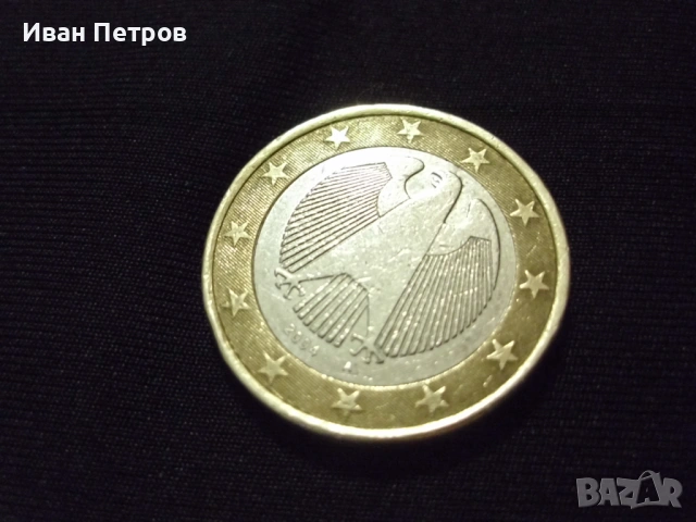 Супер рядка 1 евро монета 2004 Серия A (Германия), снимка 5 - Нумизматика и бонистика - 53662014