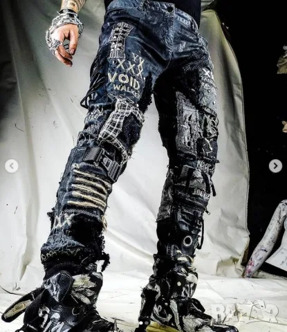 Мъжки Дънки, Crust Pants, Уникални, Единствен екземпляр, Размер М/32