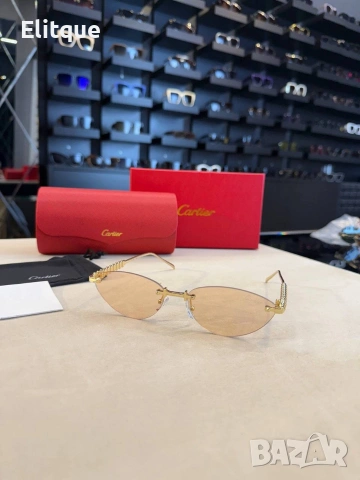 очила с черен обикновен калъф и ув защита tom ford celine prada Cartier , снимка 9 - Слънчеви и диоптрични очила - 53067950