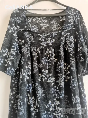 СТРАХОТНА ЕФИРНА ТУНИКА 3XL-4XL, снимка 4 - Туники - 50132666