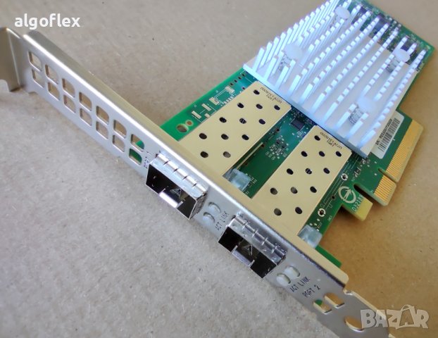 LAN Адаптер QL41262HFCU 25Gb/10Gb CNA Dual Port SFP28 SFP+ PCIe 3.0 x8 Dell 51GRM, 415DX, снимка 2 - Мрежови адаптери - 44236935