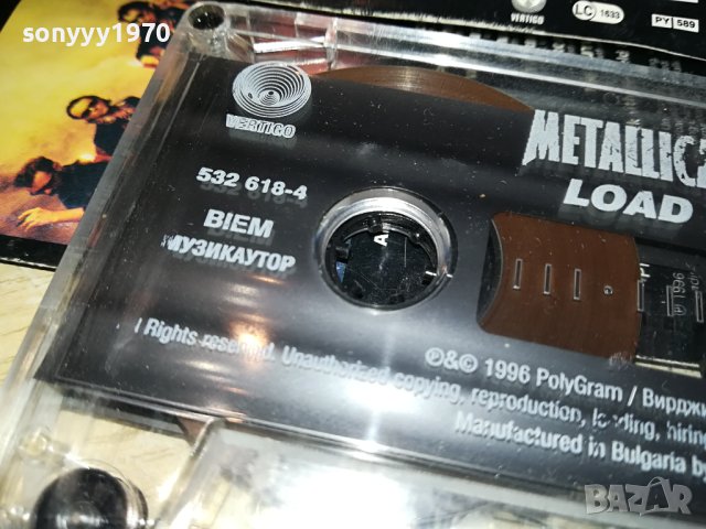 METALLICA ORIGINAL TAPE 2510231553, снимка 17 - Аудио касети - 42717698