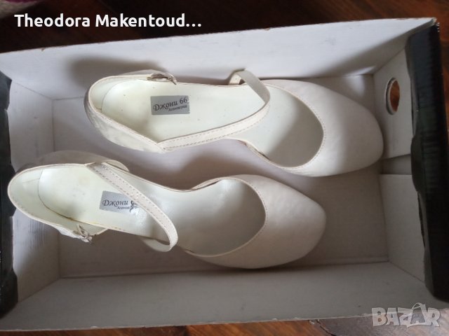 Бели обувки на ток 36/37 номер в Дамски обувки на ток в гр. Габрово -  ID39809761 — Bazar.bg