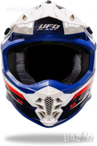 НОВО! UFO мотокрос каска сертификат 22.06 Intrepid 2026г. Супер цена, снимка 5 - Аксесоари и консумативи - 52257268