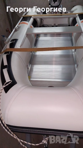 Zander BD330P-надуваема лодка с алуминиево дъно, снимка 4 - Воден транспорт - 52080096