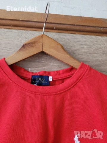 Червена тениска POLO RALPH LAUREN , снимка 2 - Тениски - 51291204