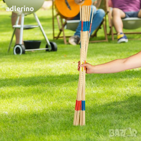 МЕГА Микадо, игра микадо, 90 см, Макси микадо, микадо за плаж, парк, градина, снимка 3 - Други игри - 34316361