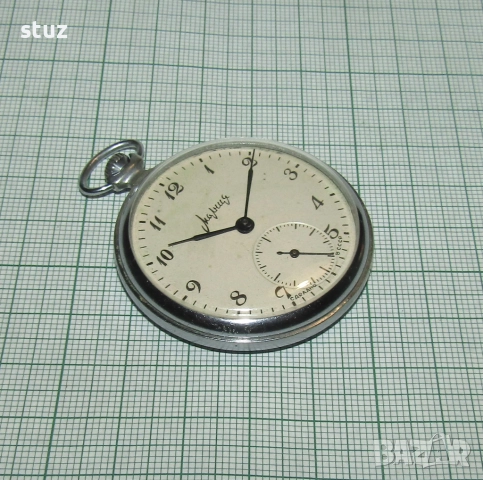 Джобен часовник Молния, снимка 3 - Антикварни и старинни предмети - 52886711