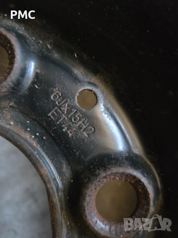 Джанти 15" за Mercedes A Class 2004-12г." 4бр. стоманени , снимка 3 - Гуми и джанти - 53615413