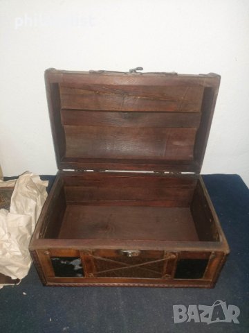 голяма дървена кутия, снимка 2 - Арт сувенири - 40775480