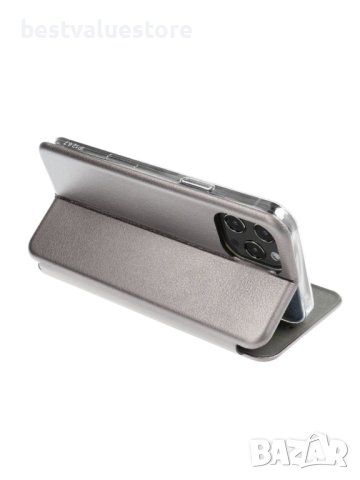 Samsung Galaxy S24 Ultra Book Elegance Grey Case Калъф Тефтер, снимка 3 - Калъфи, кейсове - 44224111