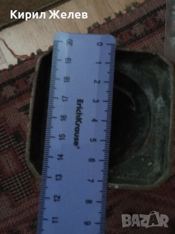 Античен месингов свештник 54274, снимка 7 - Антикварни и старинни предмети - 53637658