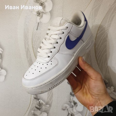 маратонки Nike Air FORCE 1 07 'White Purple' номер 37,5-38, снимка 7 - Маратонки - 39865499