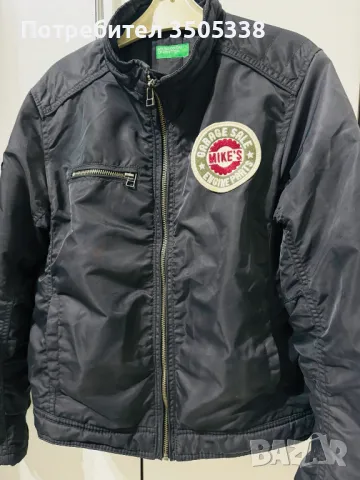 Подплатено яке в стил Biker на United Colors of Benetton за момче , снимка 10 - Детски якета и елеци - 47973194